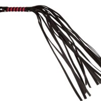 Sex and Mischief Stripe Flogger - Red and Black