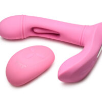 Flickers G-Flick Flicking G-Spot Vibrator With Remote - Pink